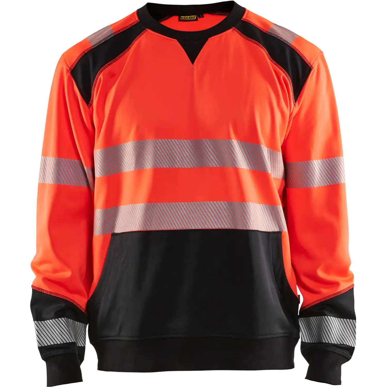 Warnschutz Sweatshirt "3541" in rot/schwarz, 3XL - Thumbnail 1