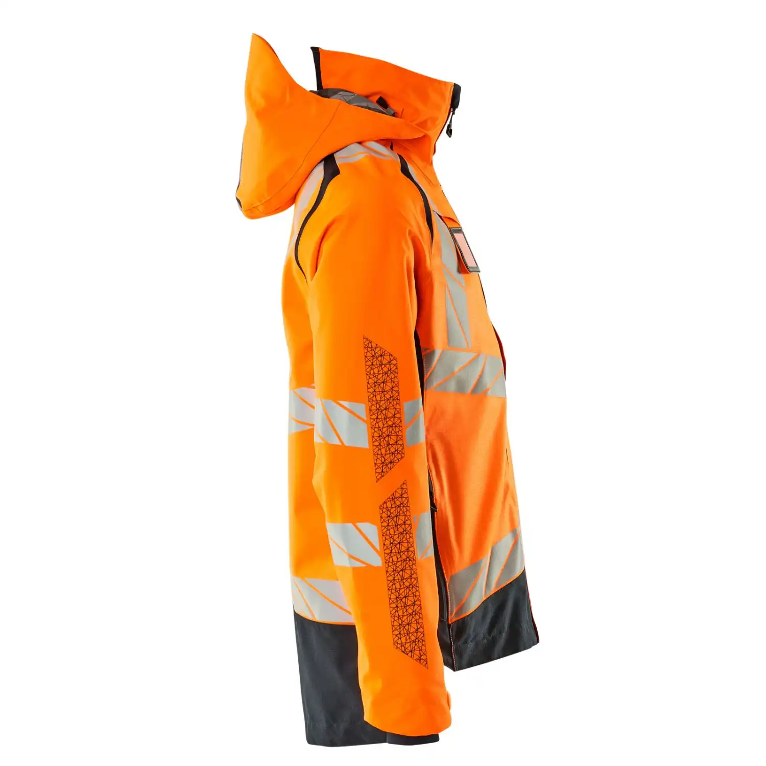 Warnschutz Regenjacke zweifarbig "ACCELERATE SAFE" in orange/schwarzblau, L - Thumbnail 4