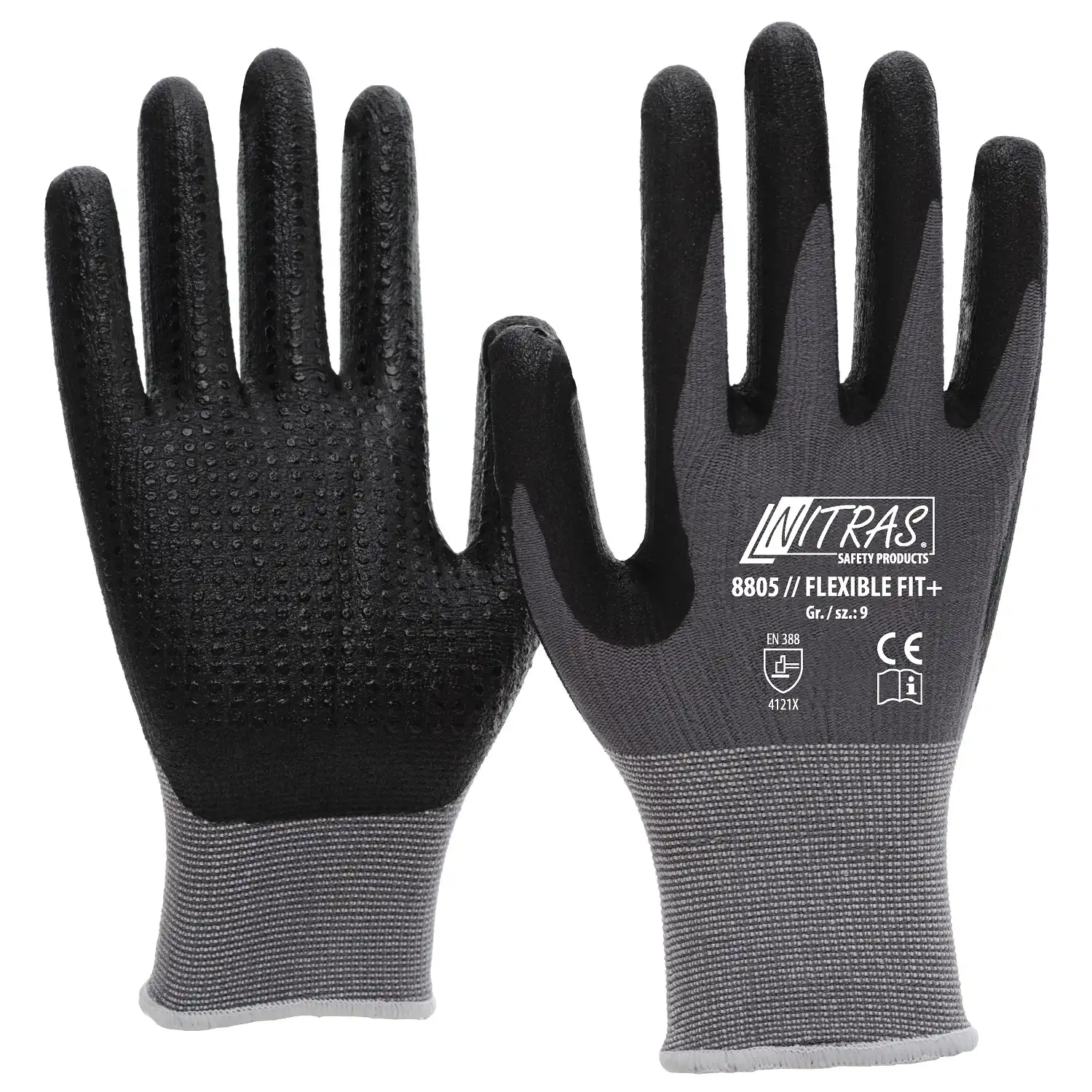 Nitril-Strickhandschuhe "Flexible Fit+" in 9 (L) - Bild 1