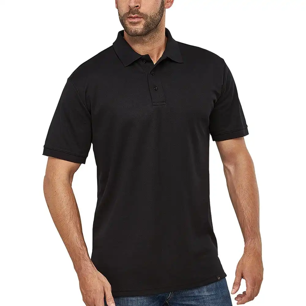 Poloshirt "FLASH POLO" in schwarz, 3XL - Bild 1
