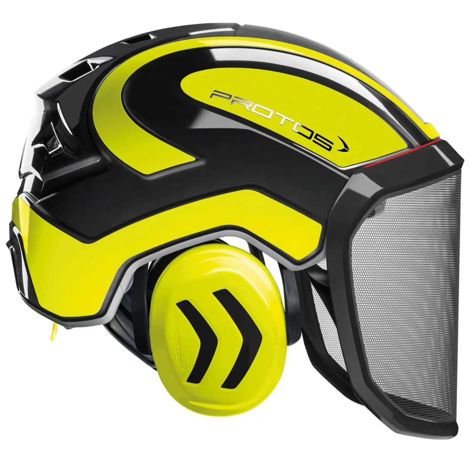 Forsthelm "INTEGRAL FOREST" fein F39 in schwarz/neongelb - Bild 1