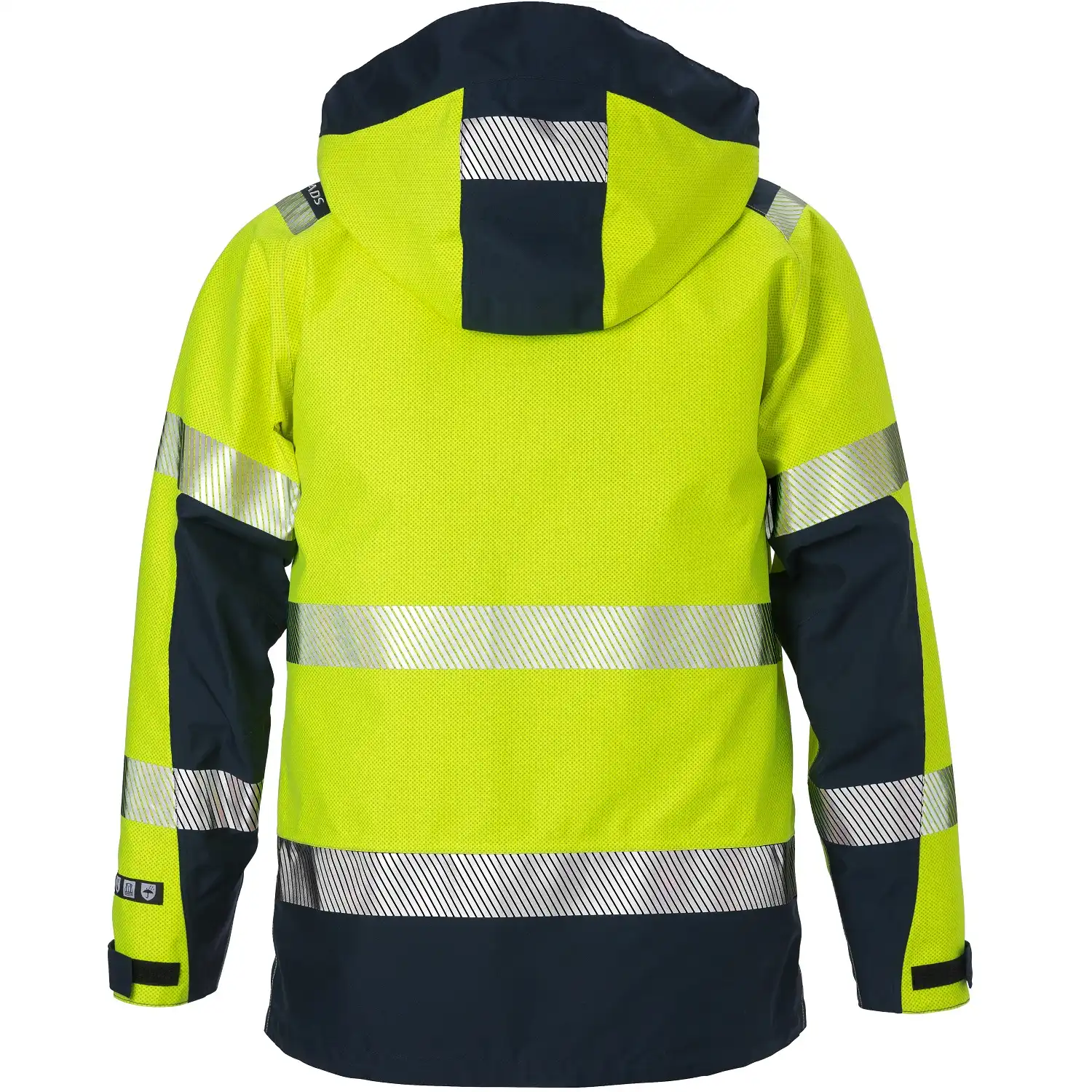 Multinorm Funktionsjacke "4095 GXW" Gore-Tex Pyrad® gelb/marine in L - Thumbnail 2