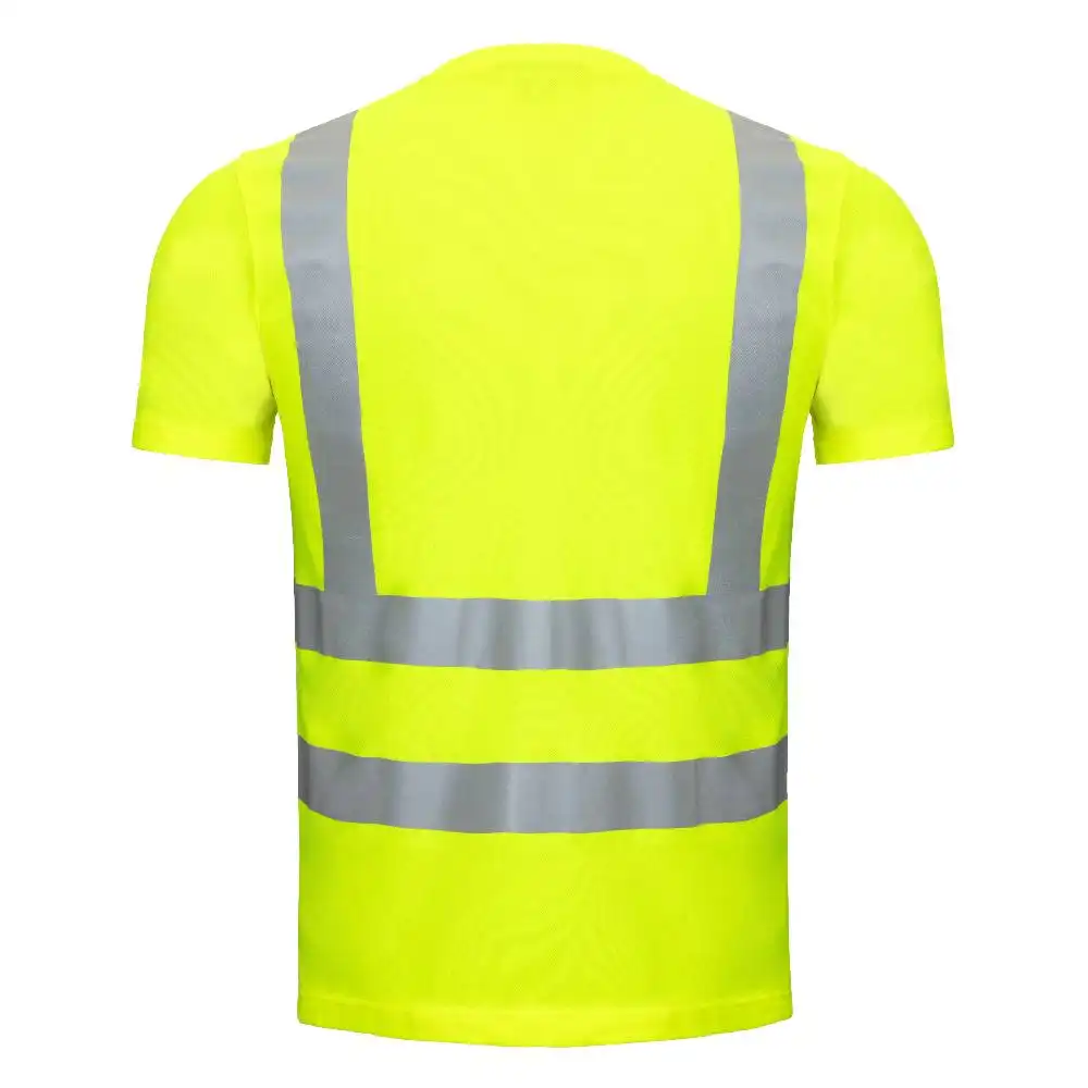 Warnschutz T-Shirt Kl. 2 "MOTION TEX VIZ" UV-Schutz in gelb, M - Thumbnail 2