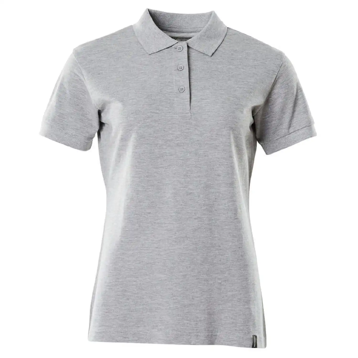 Damen Bio Polo-Shirt "20693" Crossover in grau, XXL - Thumbnail 1