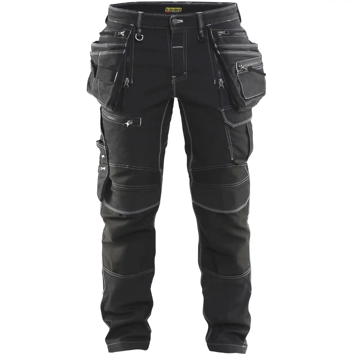 Stretch Handwerker-Jeans "X1900" in schwarz, C146 - Thumbnail 1