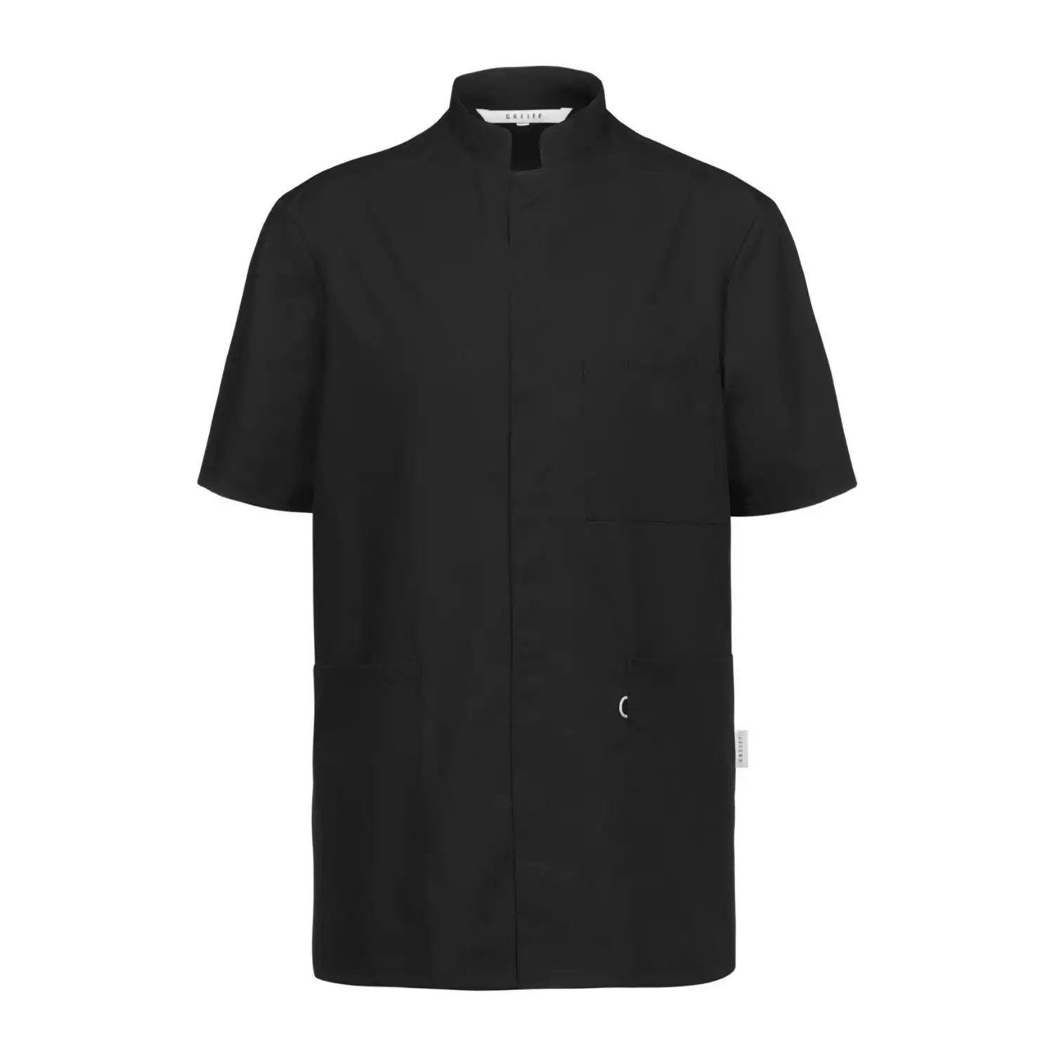 Unisex Kasack 5006 in schwarz, L - Thumbnail 1