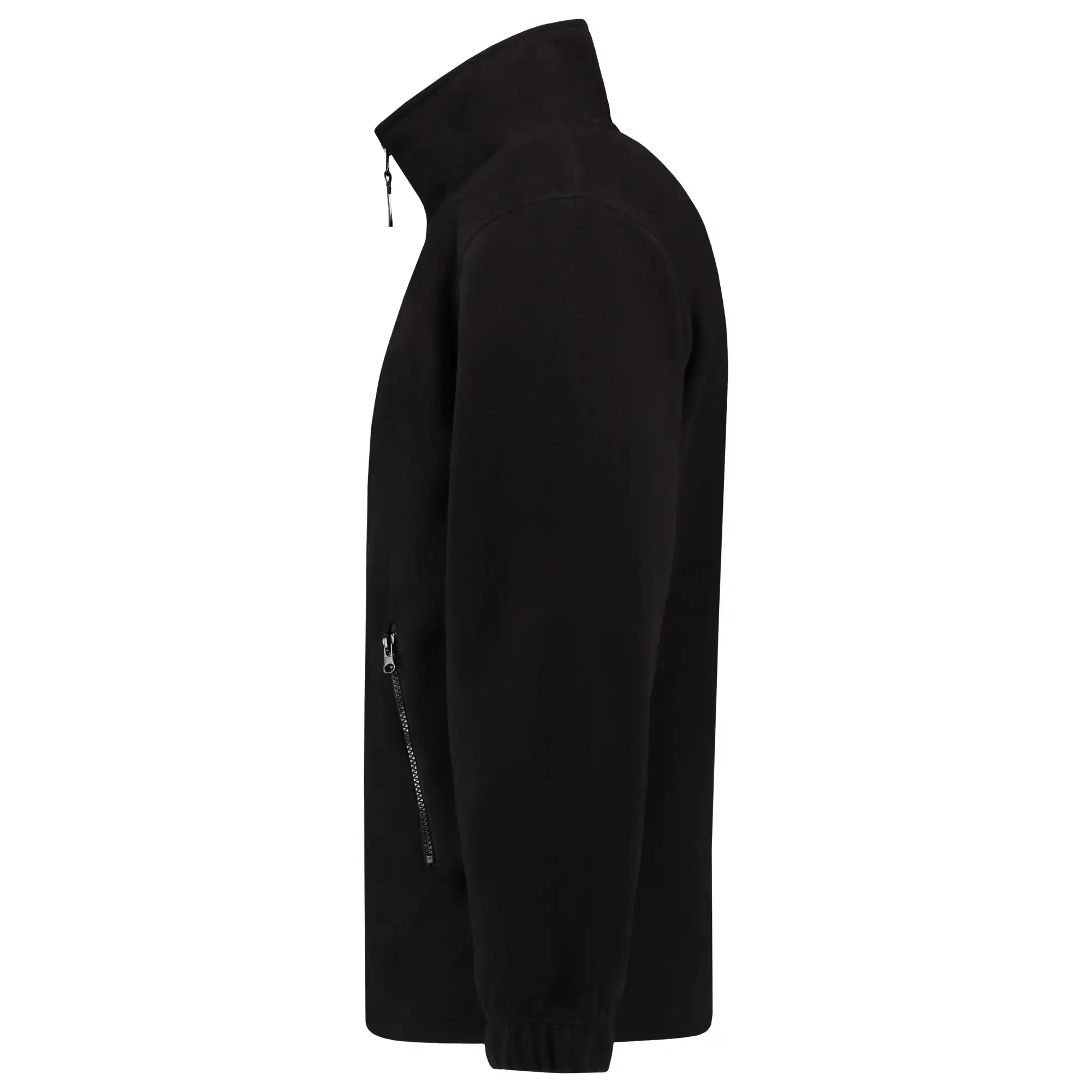 Fleecejacke "301002" Casual in black, L - Thumbnail 3