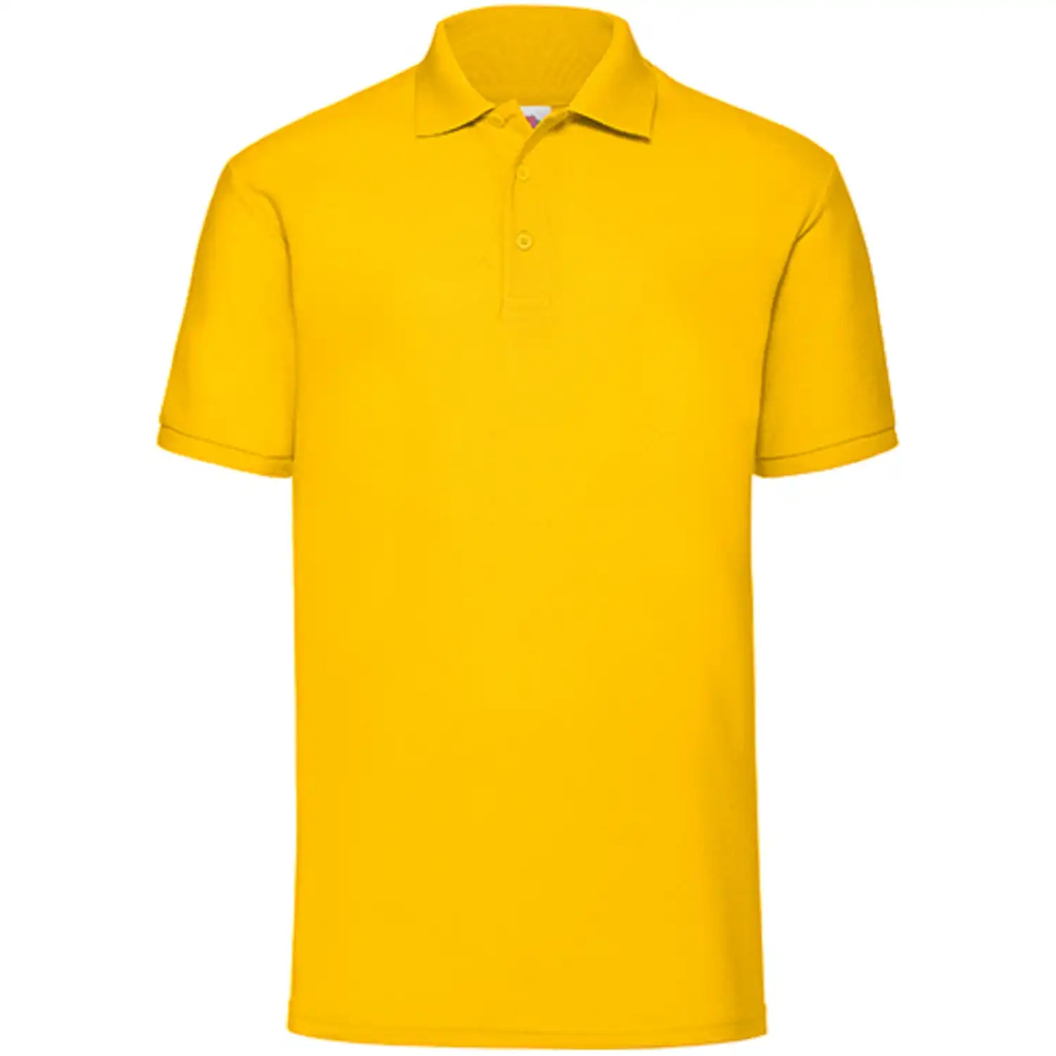 Polo-Shirt "F502" Piquée in sunflower, M - Thumbnail 1