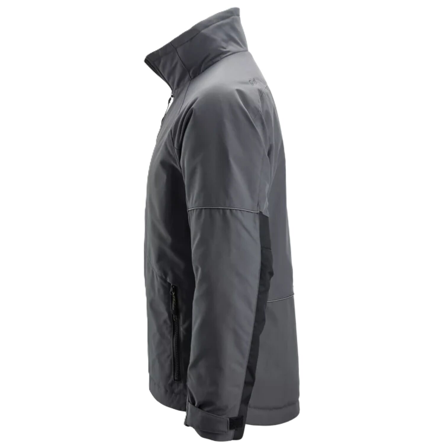 Herren Winterjacke "1158" in stahlgrau/schwarz, XS - Thumbnail 4