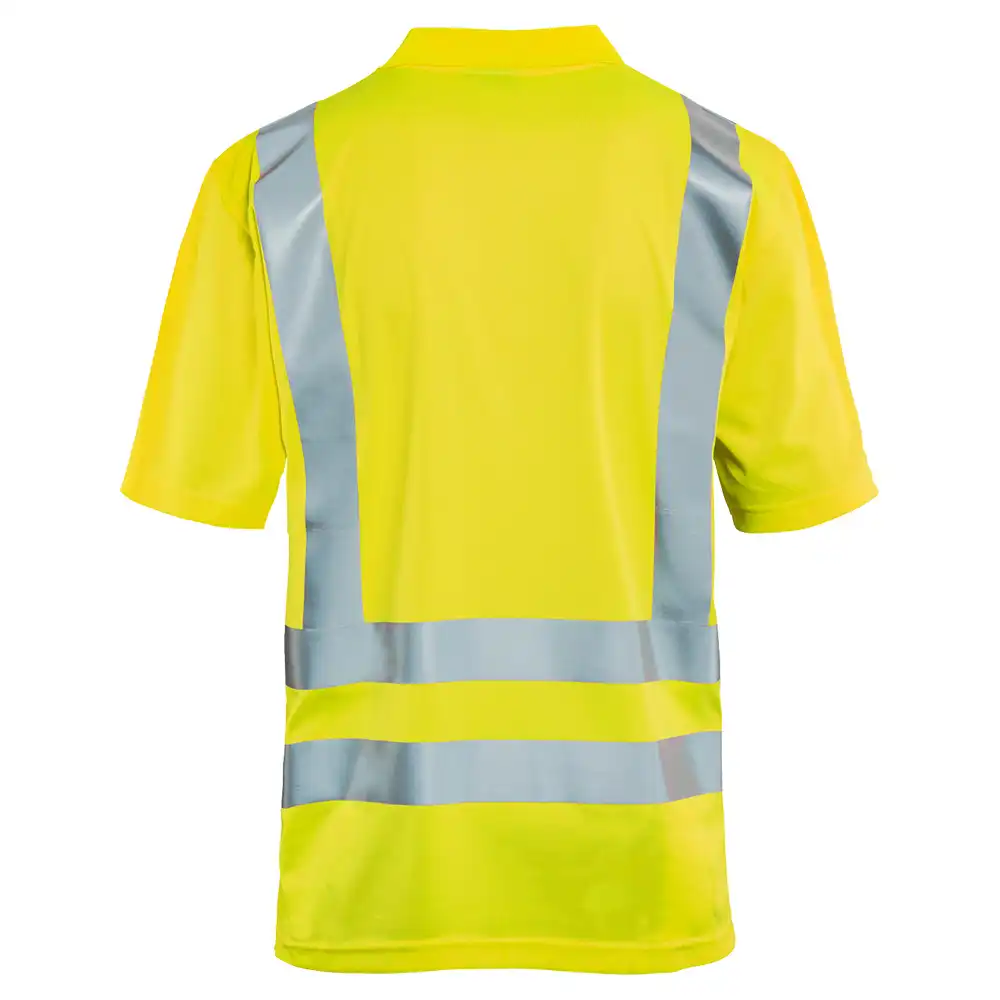 Warnschutz Polo-Shirt mit UV-Schutz "3391" in gelb, 4XL - Thumbnail 2