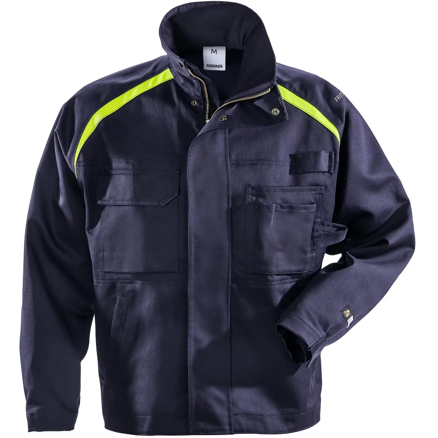 Flammschutz Bundjacke "4030 FLAM" Flame marine/gelb in L - Thumbnail 1