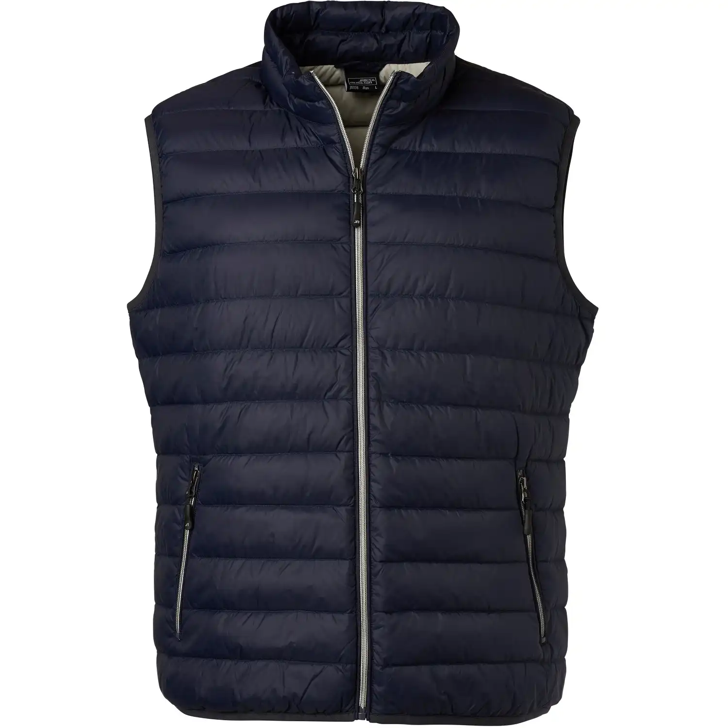 Daunenweste "JN1138" in navy/silver, L - Thumbnail 1