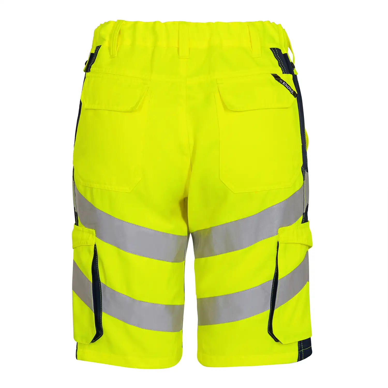Warnschutz Shorts "6545-319" Safety leicht Kl. 1 in gelb/marine, 48 - Thumbnail 2