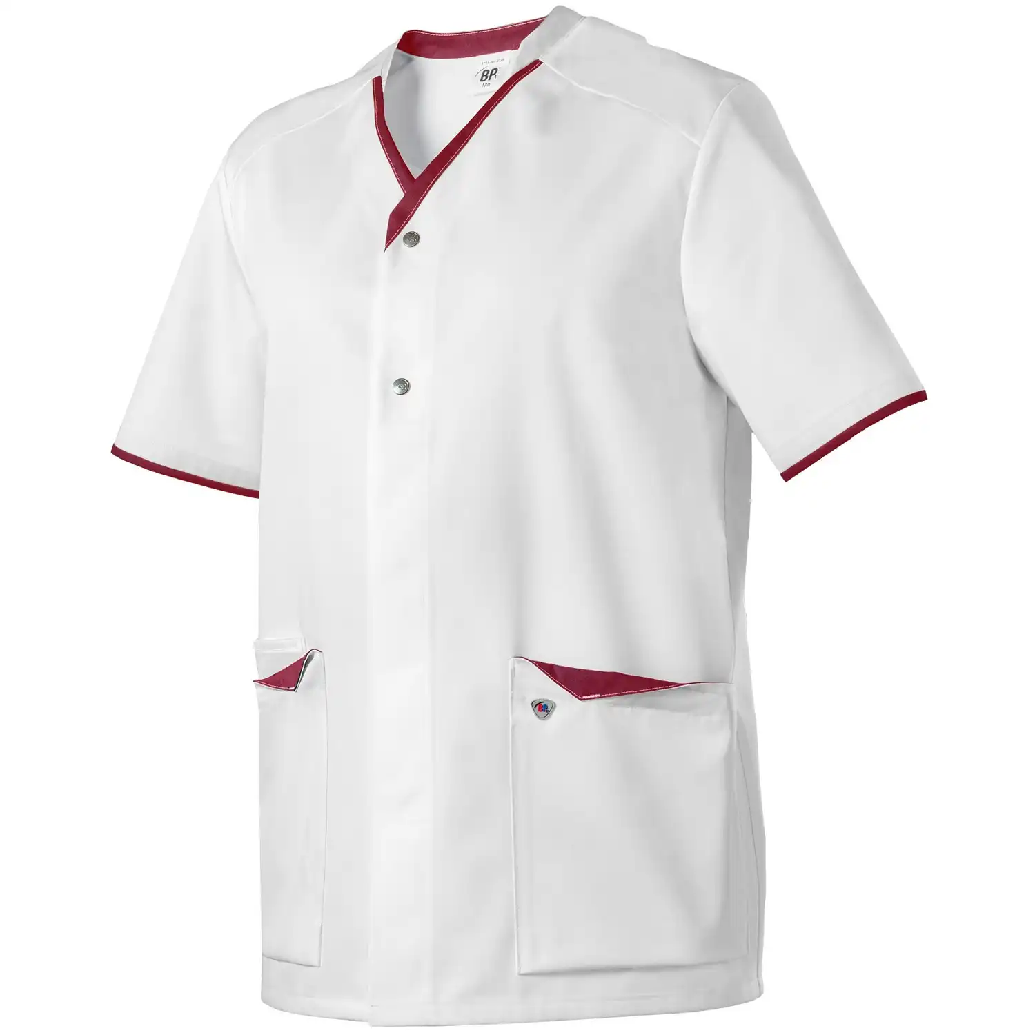 Kasack "1703-485" Med & Care in weiß/koralle, XS - Thumbnail 1