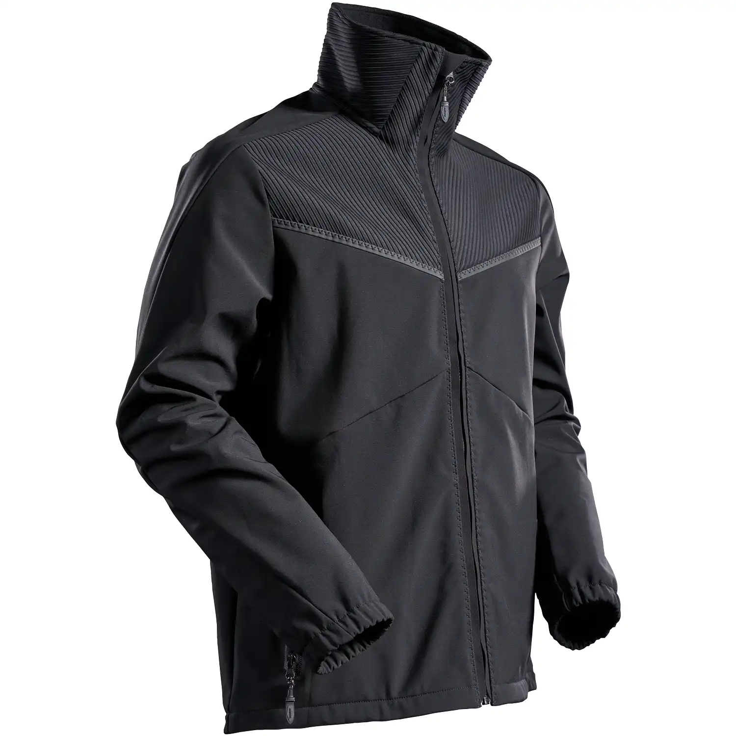Softshelljacke "22302-649" Customized in schwarz, XXL - Bild 1