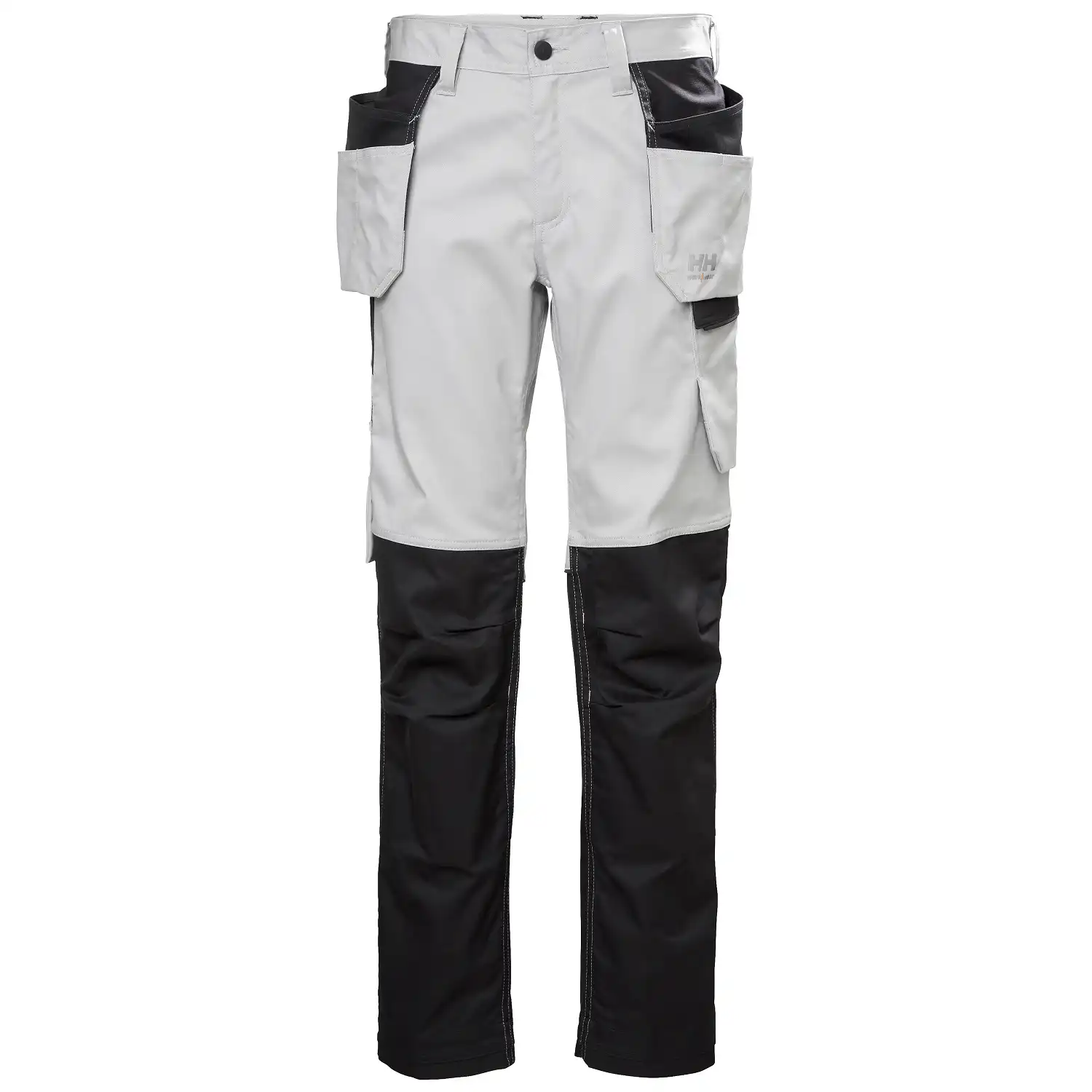 Damen Handwerkerhose "MANCHESTER" in nebelgrau/schwarz, C34 - Thumbnail 1