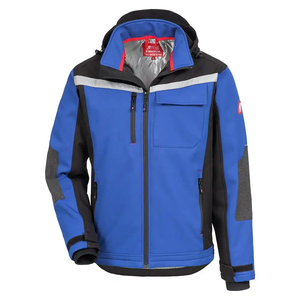 Softshelljacke "MOTION TEX PLUS" in Blau, L - Thumbnail 1