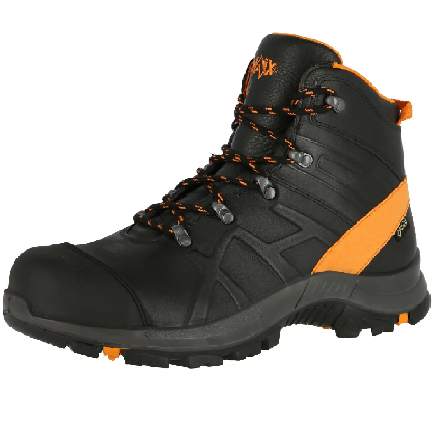 Sicherheitshochschuhe S3 "Safety 54 Mid" black/orange BLACK EAGLE in UK 8 (EU 42) - Thumbnail 1