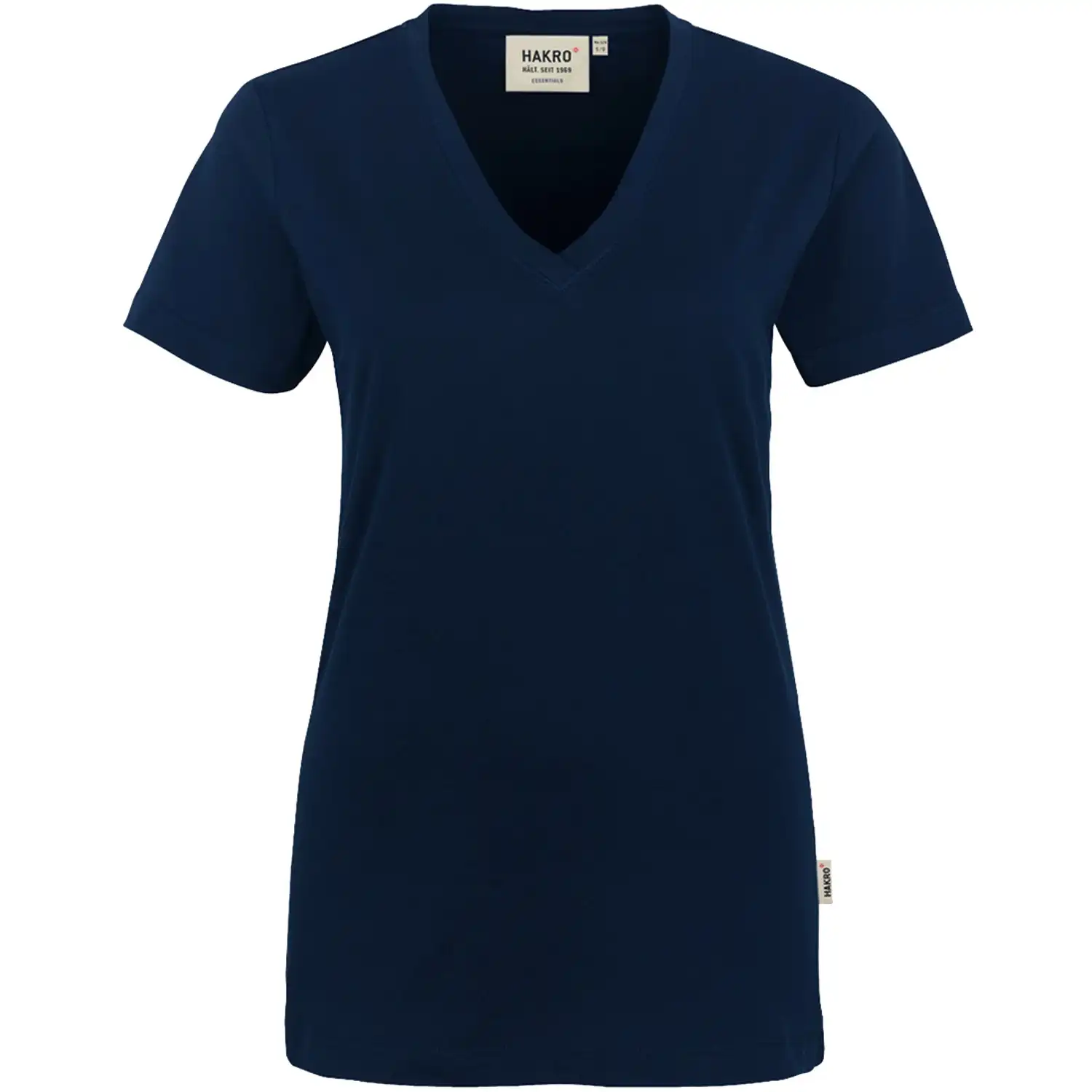 Damen T-Shirt "Classic" V-Ausschnitt 126 in tinte, XL - Bild 1