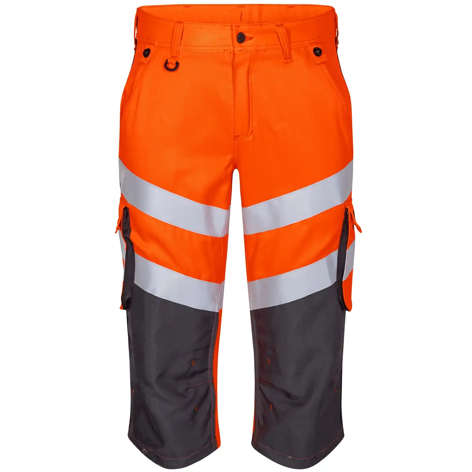 Warnschutz Piratenhose "6544-319" Safety in orange/anthrazit, 50 - Bild 1