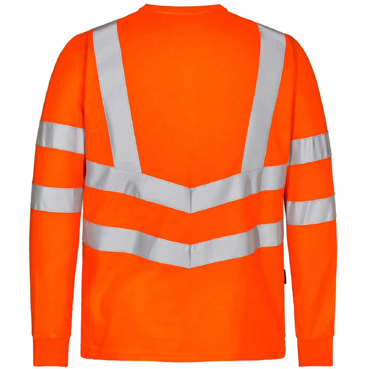Warnschutz Grandad Langarmshirt "9548-182" Safety Kl. 3 in Orange, L - Thumbnail 2