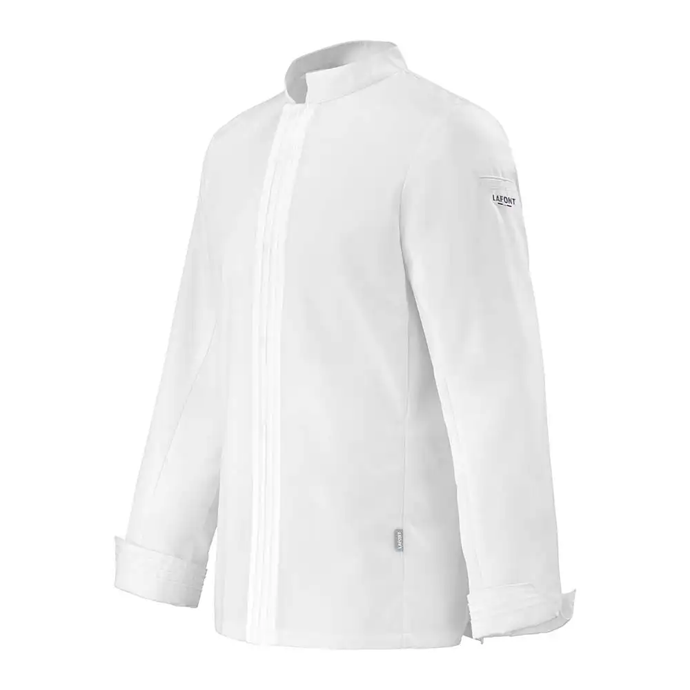 Kochjacke "CRISTAL PI" in 48, Weiß - Thumbnail 2