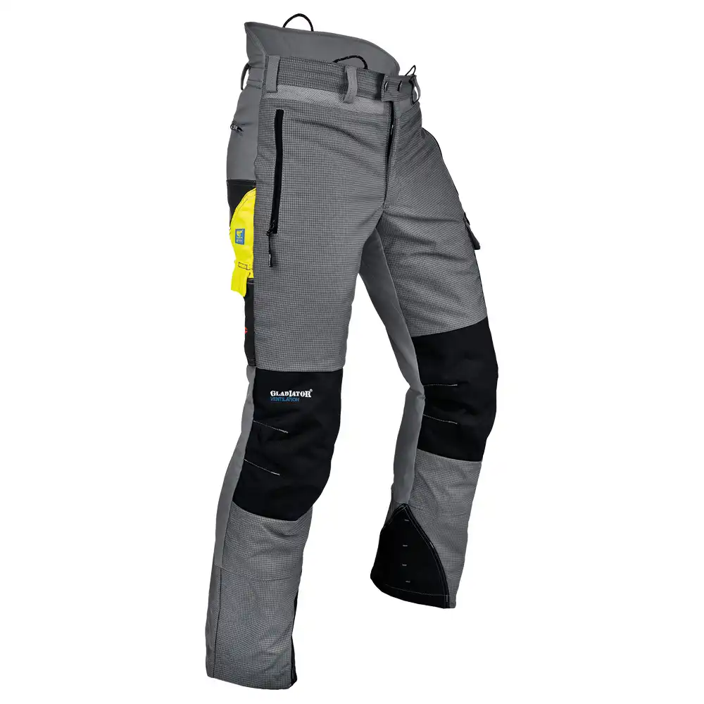 Forst-und Schnittschutzhose "VENTILATION" Klasse 1 grau in M - Thumbnail 1