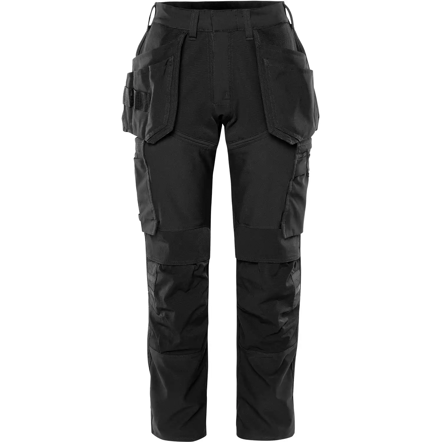 Damen Stretch Handwerkerhose "2599 LWS" Haverdal in schwarz, R34 - Thumbnail 1