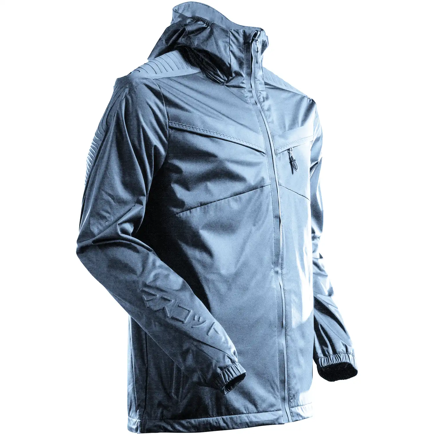 Arbeitsjacke "22201-615" Customized in steinblau, XXL - Thumbnail 1