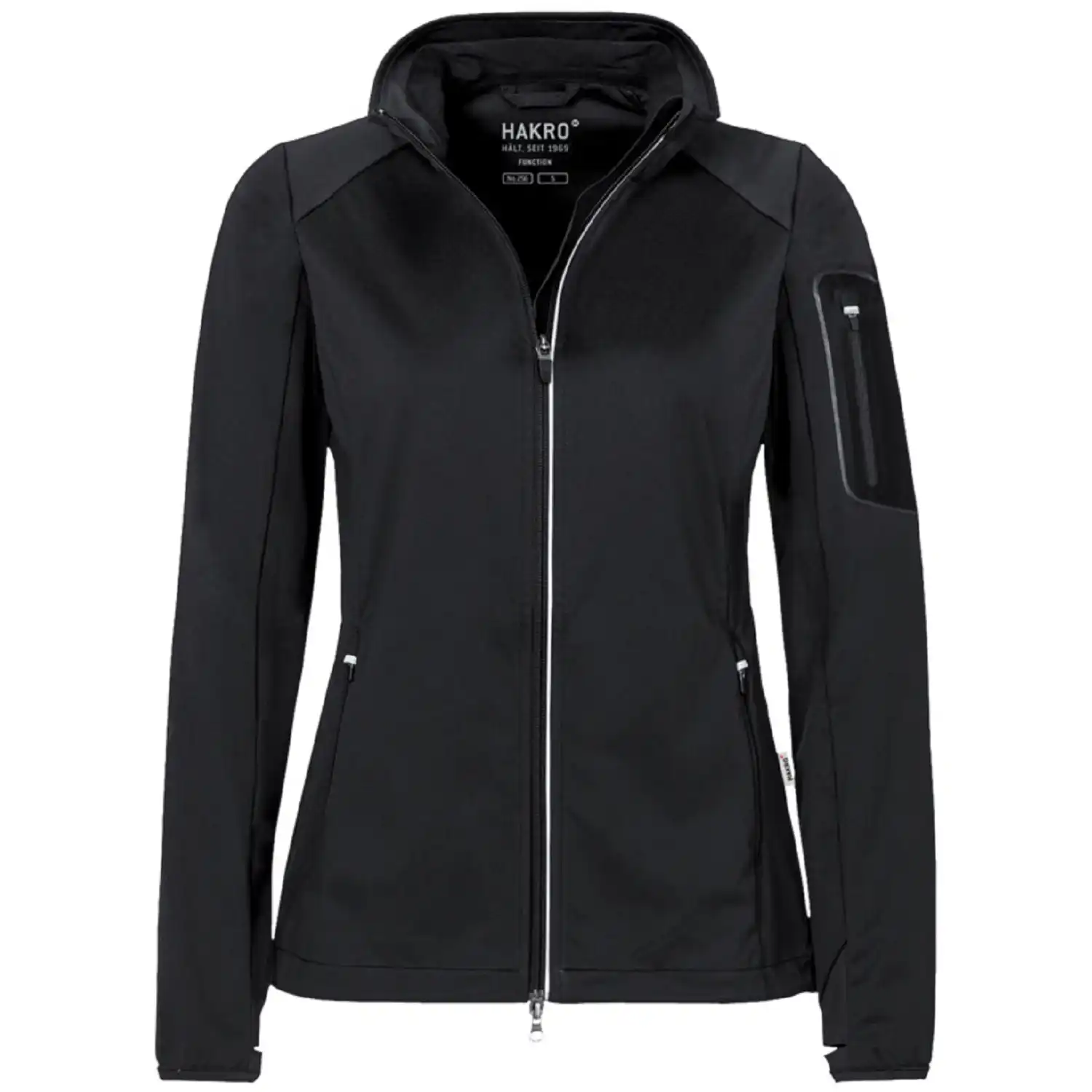 Damen-Softshelljacke "SIDNEY" 256 in schwarz, L - Bild 1