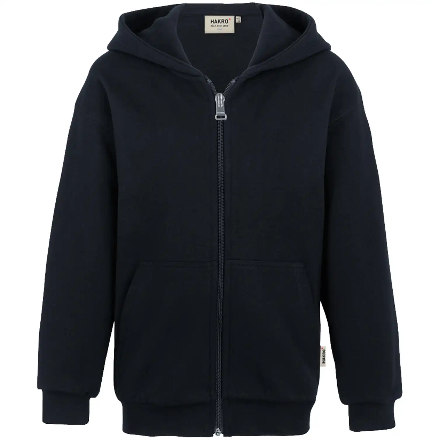 Kinder Premium-Sweatjacke 620 in schwarz, 140 - Bild 1