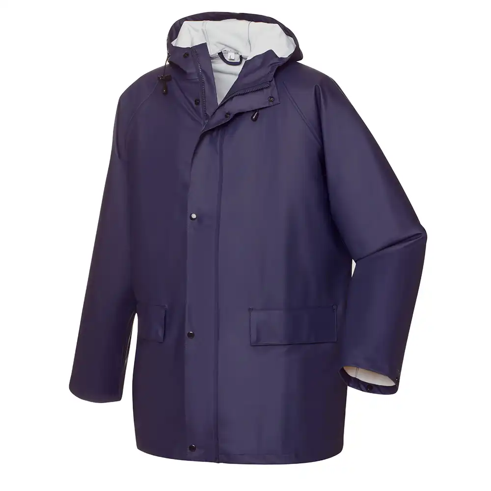 PU-Regenjacke "LIST" in marine, XXL - Bild 1