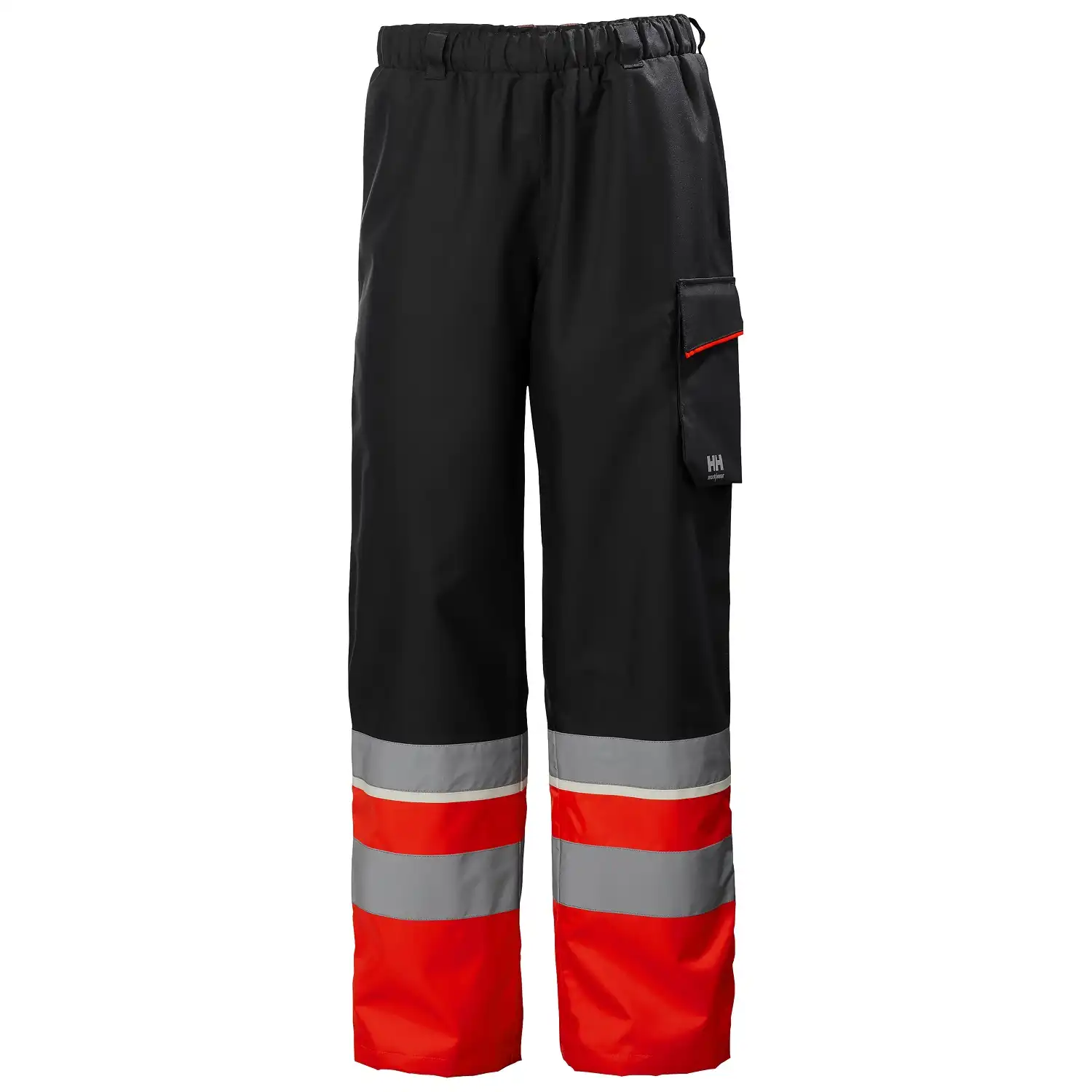 Warnschutz Regenhose Kl. 1 "UC-ME" Nachtleuchtend in rot/schwarz, XS - Thumbnail 1
