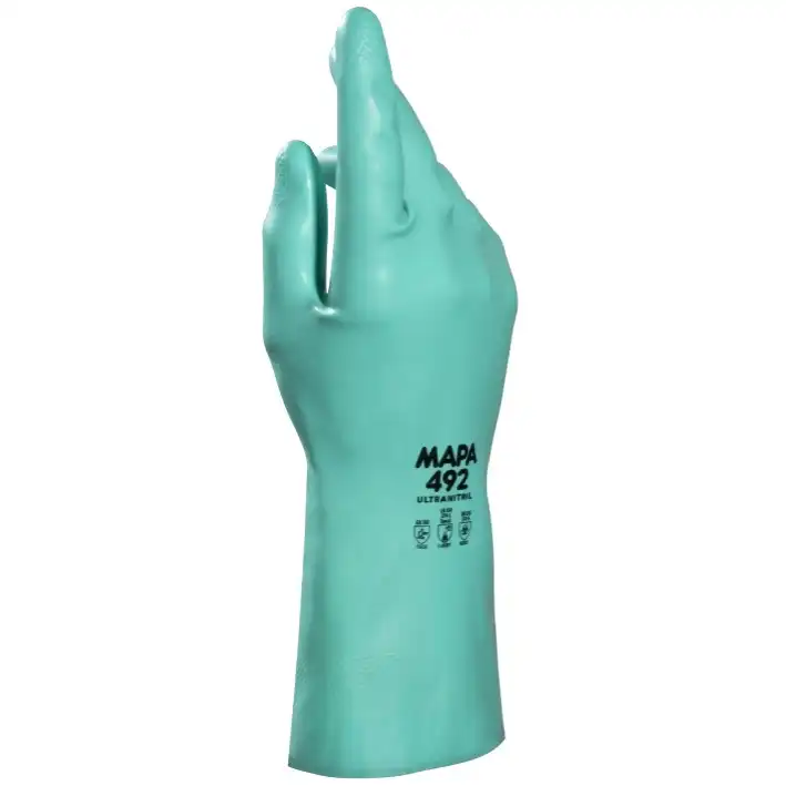 Nitril Chemie-Handschuhe "Ultranitril" 492 in 10 (XL) - Bild 1