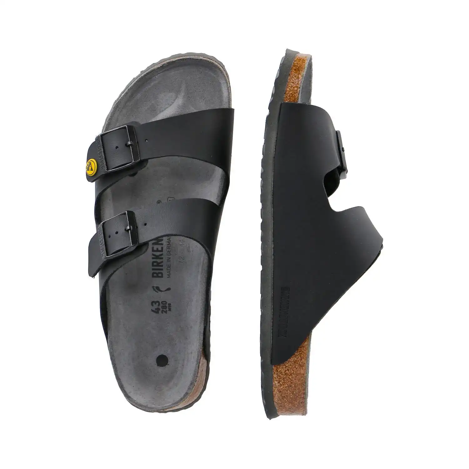 Sandalen "Arizona ESD" schmal schwarz in 43 - Thumbnail 3