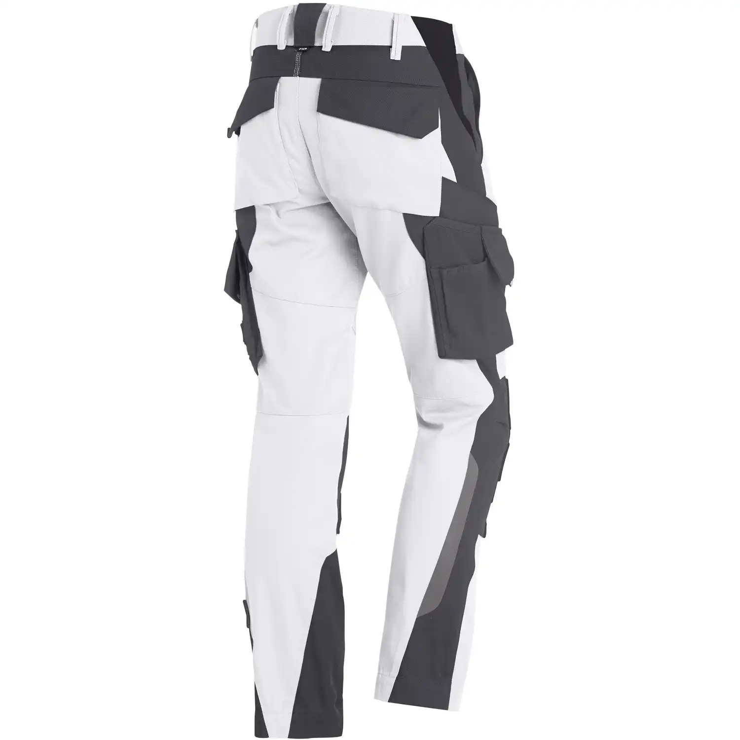 Damen-Arbeitshose "ALMA" in weiß/anthrazit, 36 - Thumbnail 2