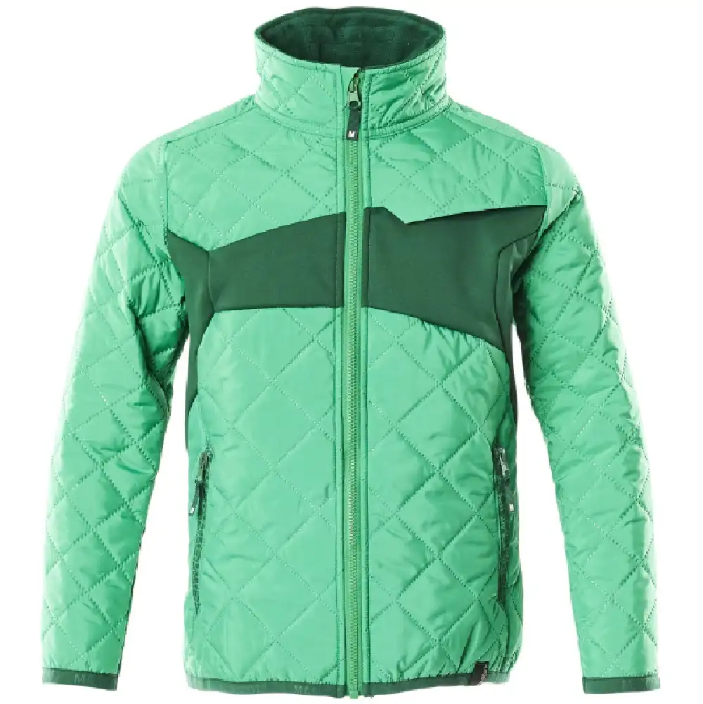 Kinder Steppjacke mit CLIMASCOT® "ACCELERATE" in grasgrün/grün, 104 - Thumbnail 1