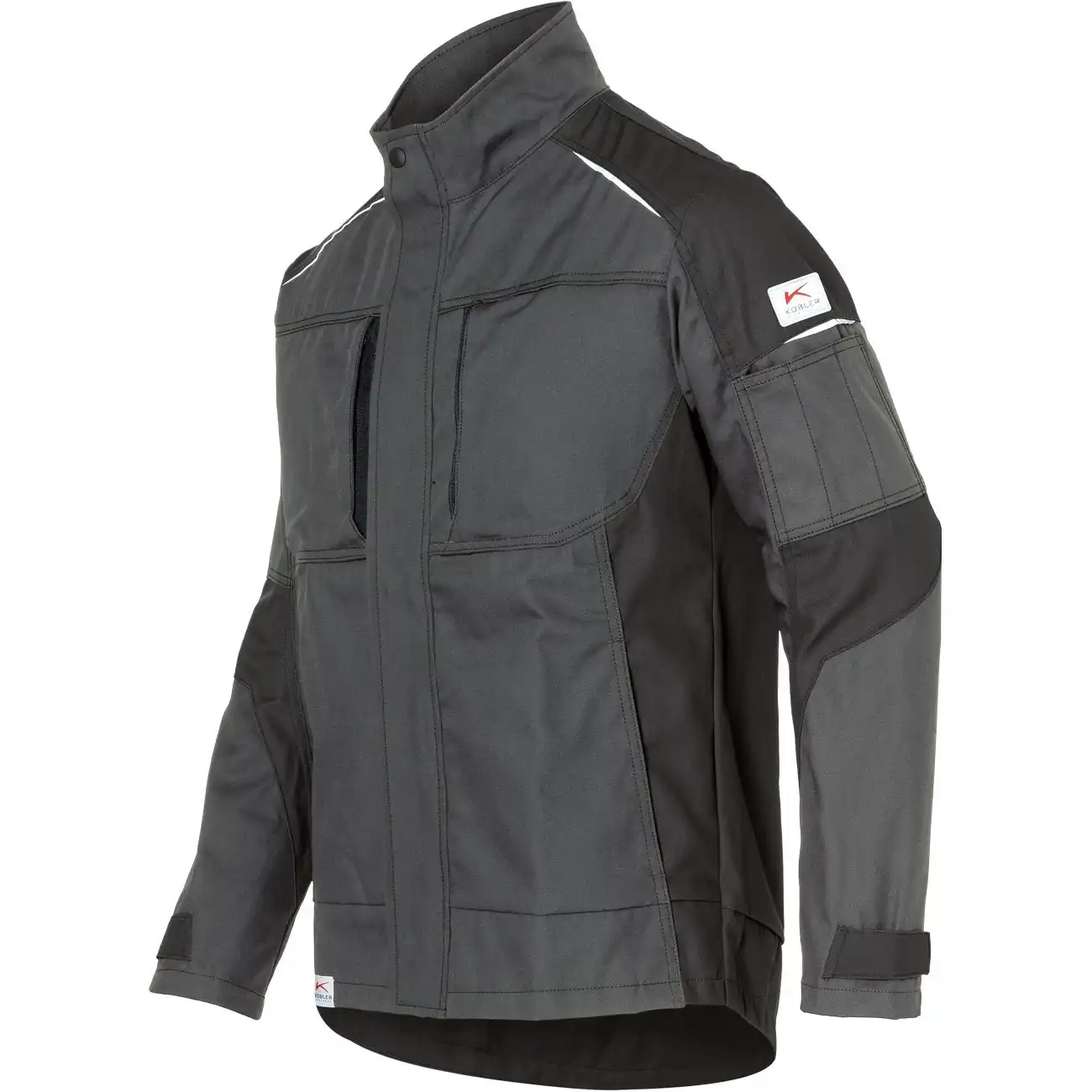 Bundjacke "ACTIVIQ cotton+" in anthrazit/schwarz, L - Thumbnail 1