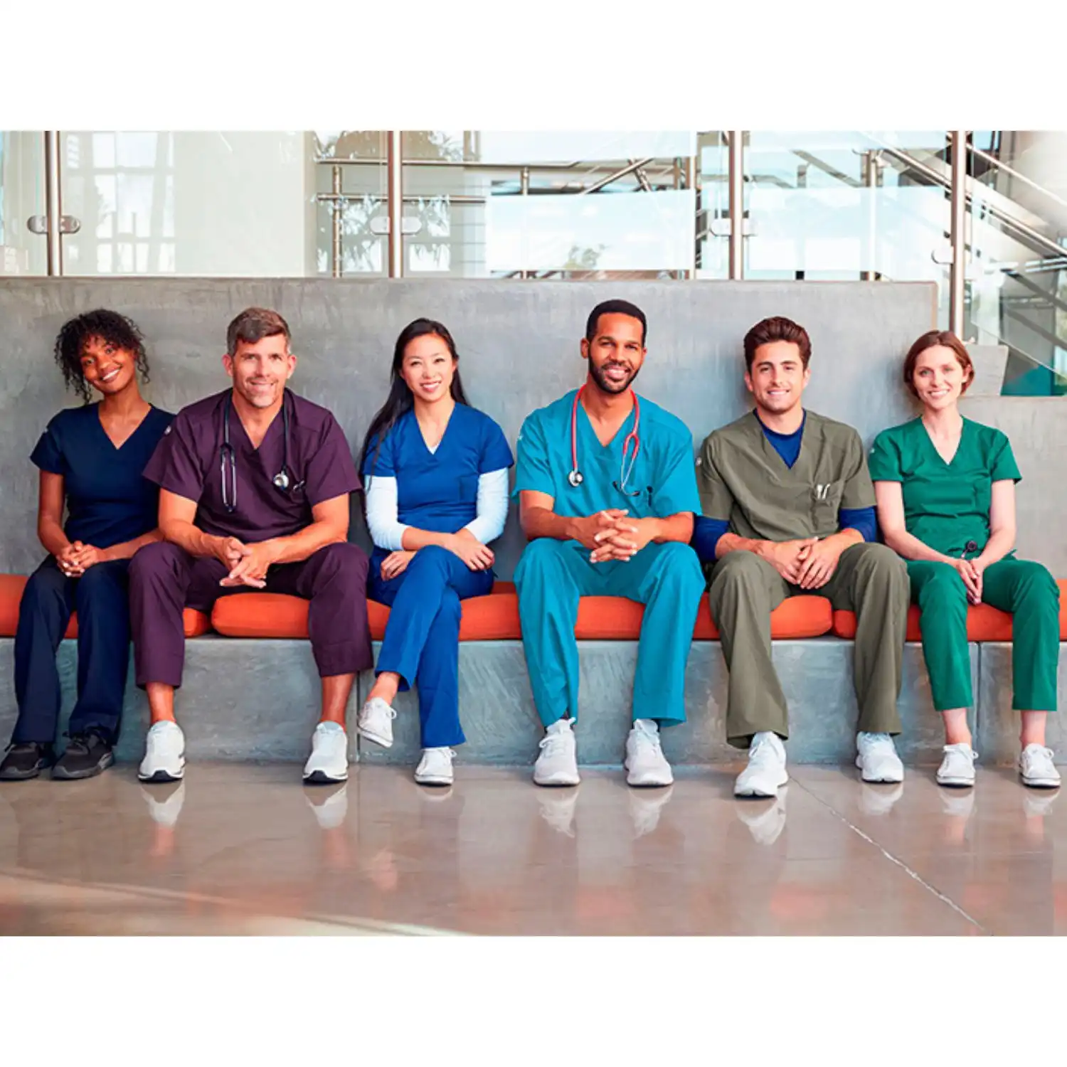 Damen Schlupfkasack Essential "KS 66" in königsblau, XL - Thumbnail 8