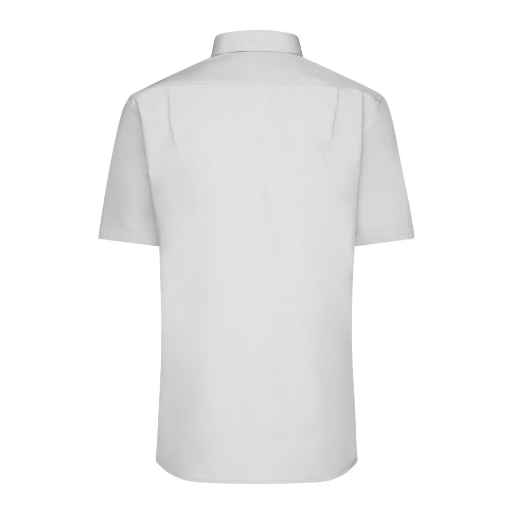 Kurzarm Hemd "JN680" in light-grey, L - Thumbnail 2