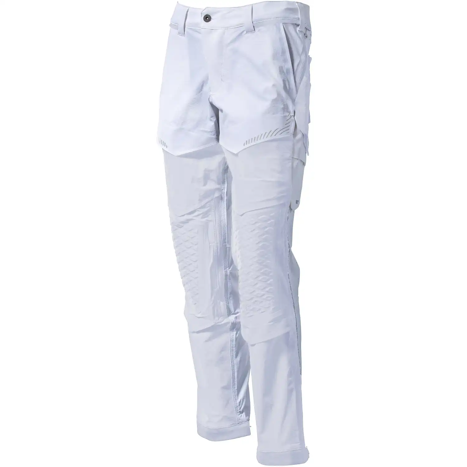 Maler Stretch-Bundhose "22079-605" Customized in 76C44, Weiß - Bild 1