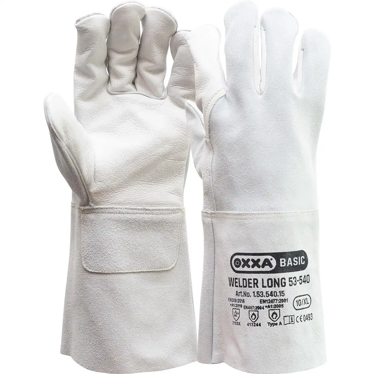 Leder Schweißerhandschuhe Welder Long 53-540 Größe 10 - Bild 1