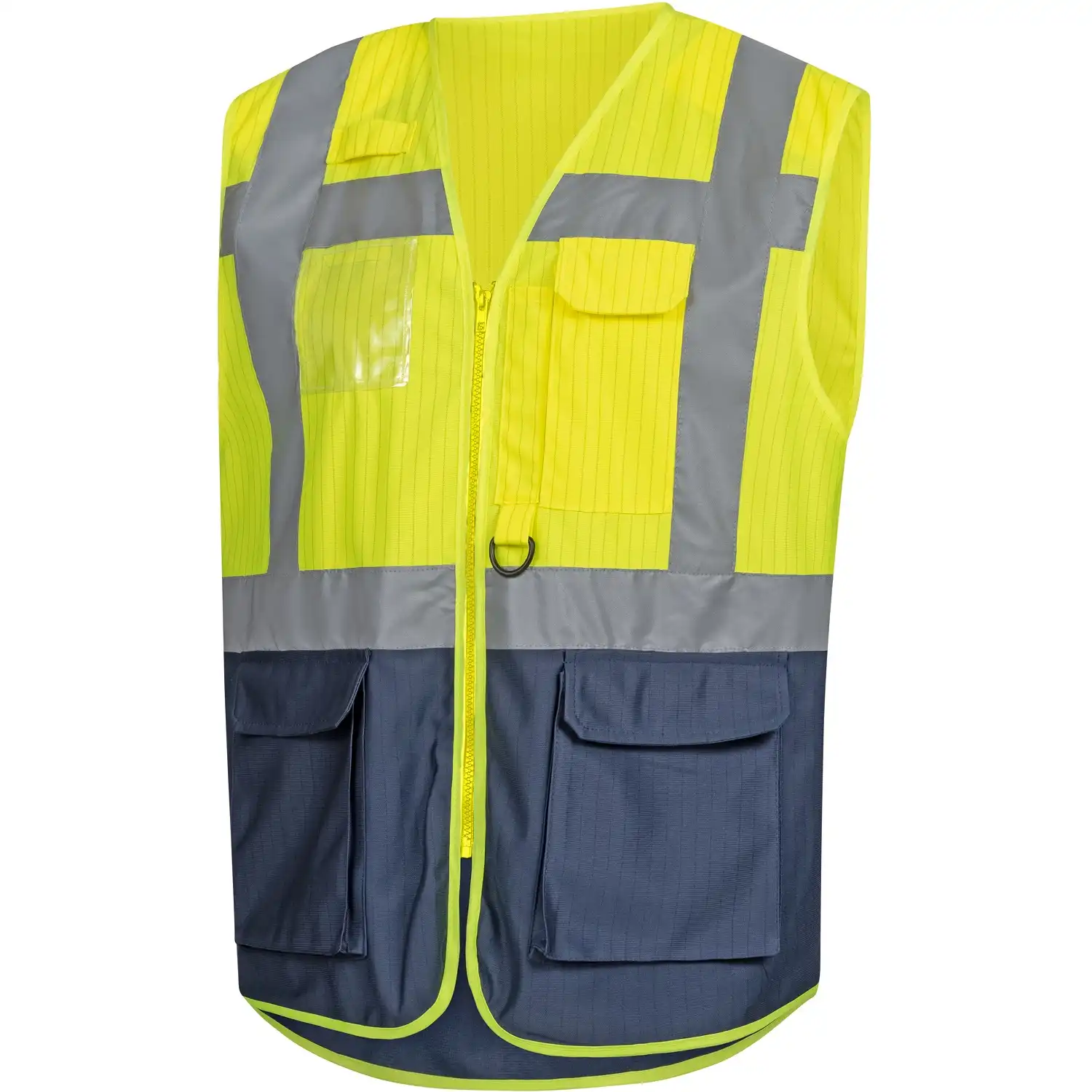 Warnweste Antistatisch "7118" in gelb/marine, L - Thumbnail 1