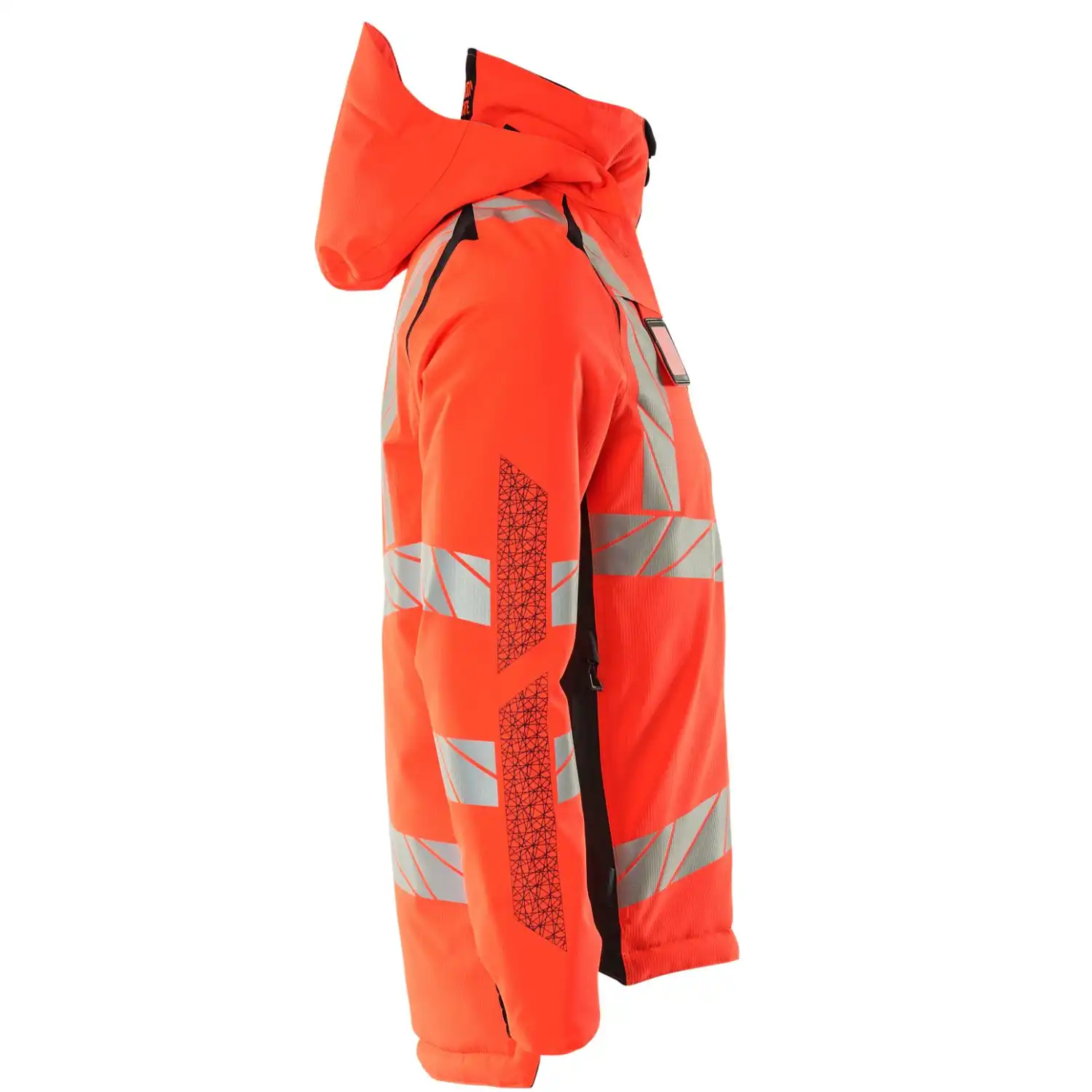 Warnschutz Winterjacke "ACCELERATE SAFE" in rot/schwarzblau, L - Thumbnail 4