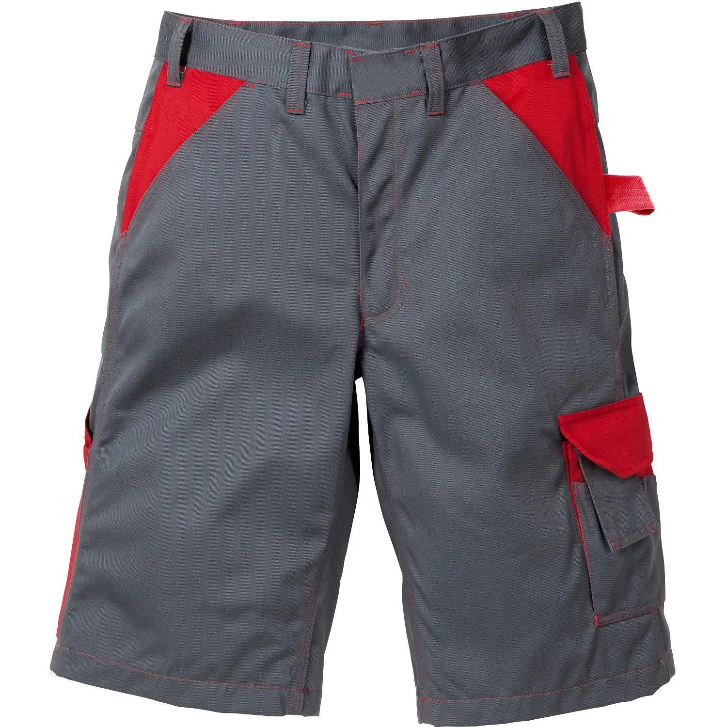 Shorts "2020" Icon Two Luxe in grau/rot, C42 - Thumbnail 1