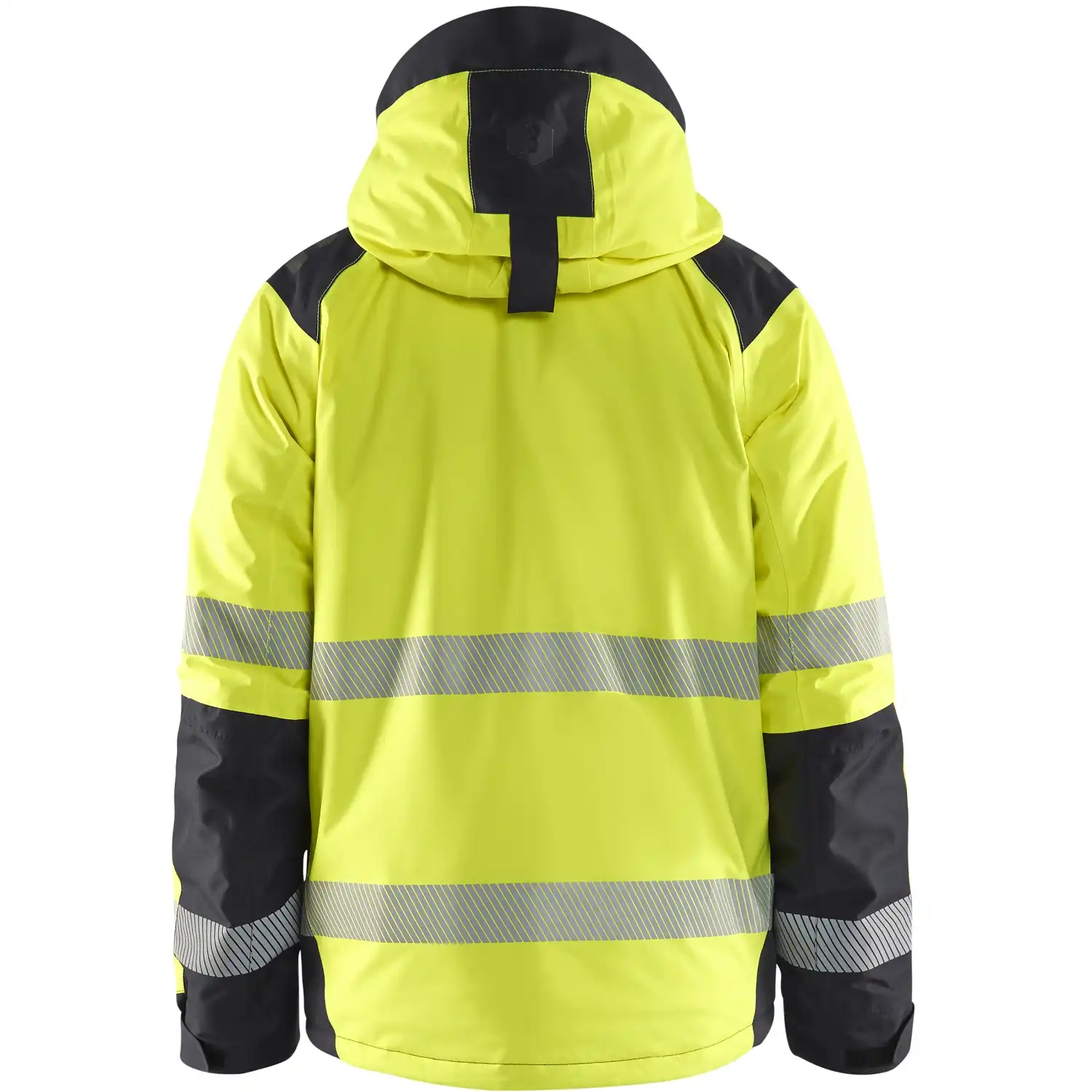 Warnschutz Winterjacke Kl. 3 "4455" in gelb/schwarz, L - Thumbnail 2