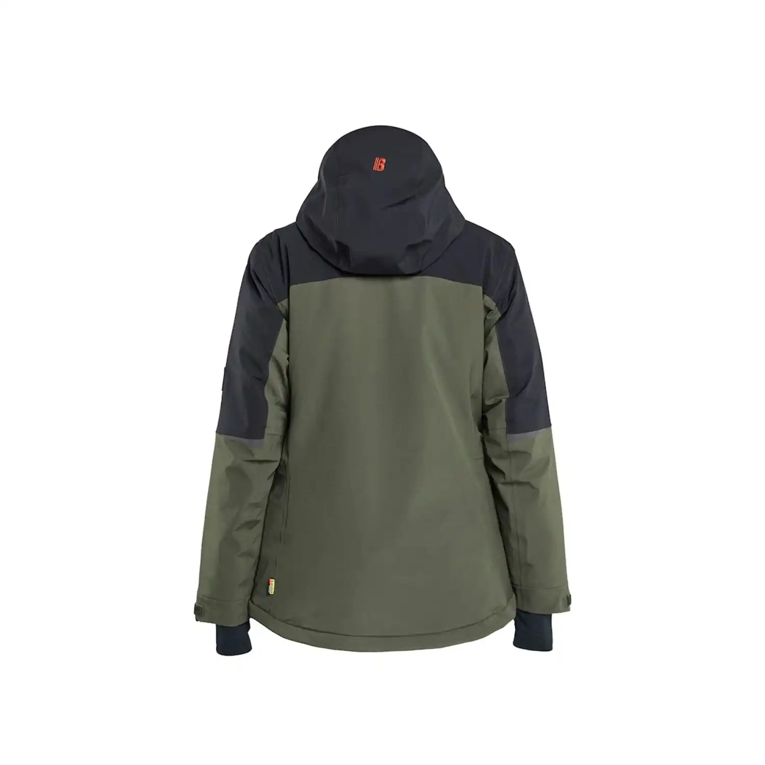 Damen Stretch Winterjacke "STRIKER" in waldgrün/rost, M - Thumbnail 2