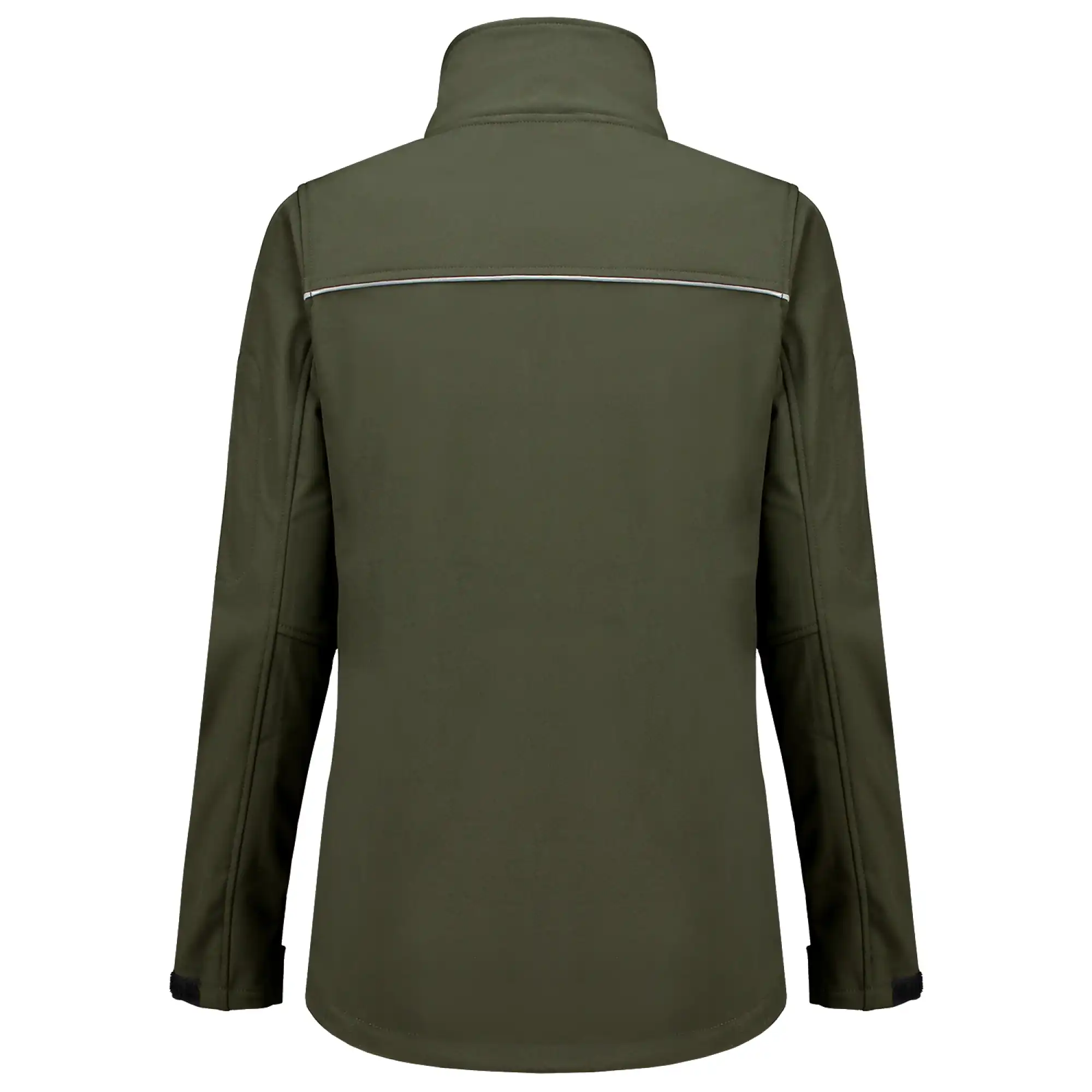 Damen Softshelljacke "402009" Exzellent in army, XS - Thumbnail 2