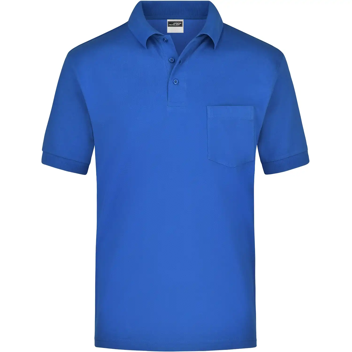 Polo-Shirt Piqué Pocket "JN026" in royal, 3XL - Bild 1