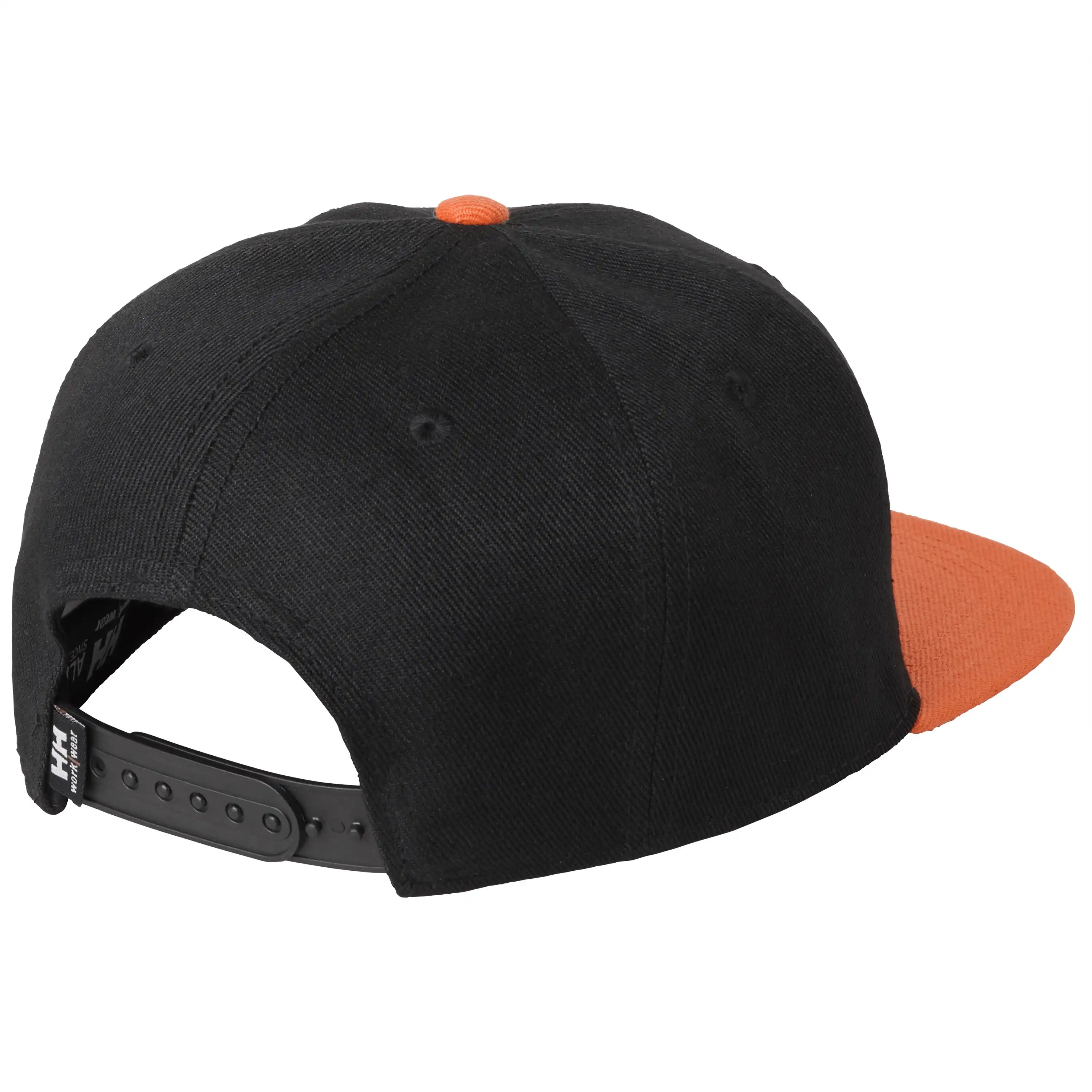 Flatbrim-Kappe "KENSINGTON" in schwarz/orange - Thumbnail 2